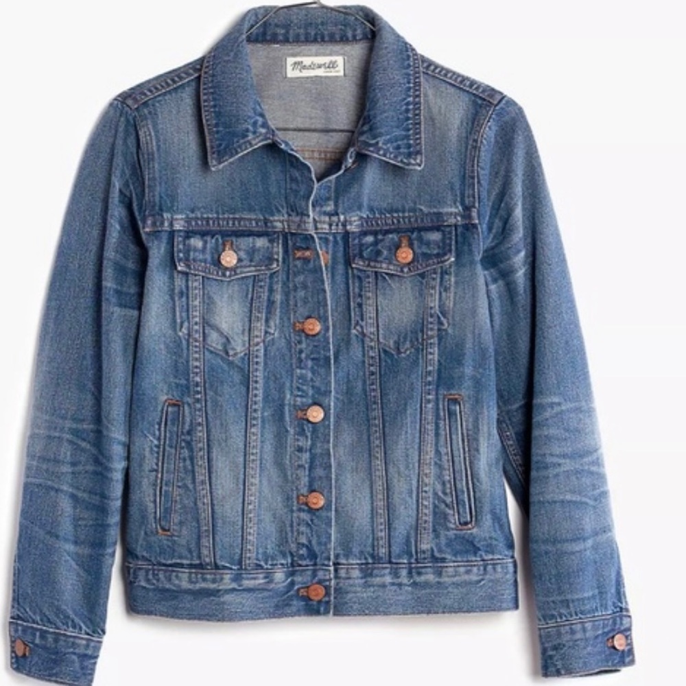 Madewell Denim Jacket in Pinter Wash size L